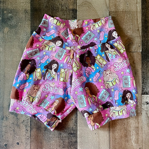 80's Barbie Baby & toddler shorts