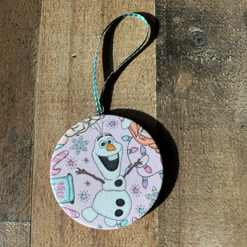 Pink Olaf Ornament