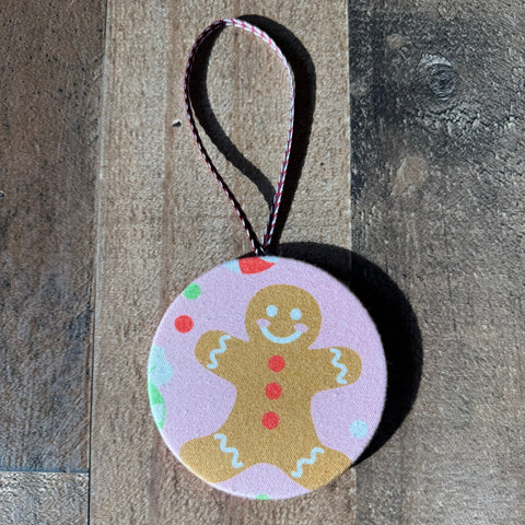 Pink Gingerbread Ornament