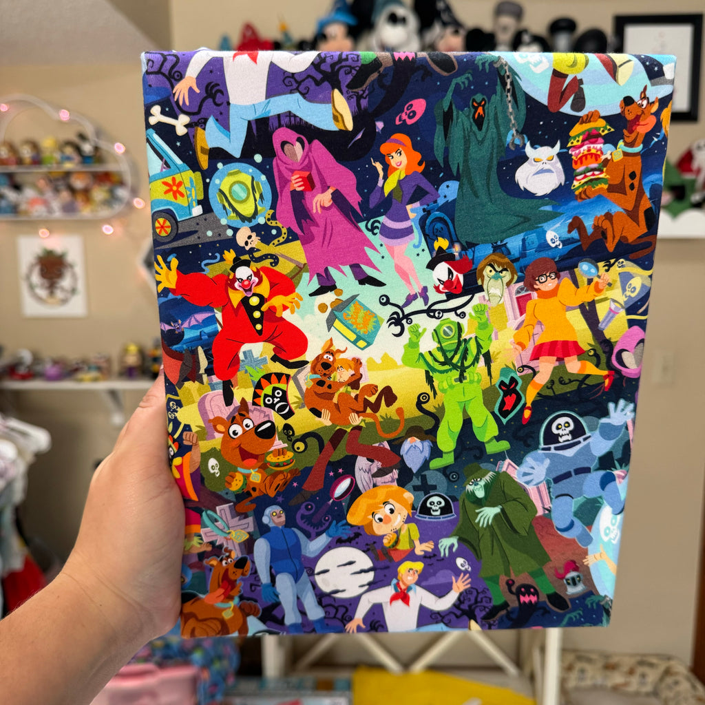 8x10" Scooby Doo Canvas Board