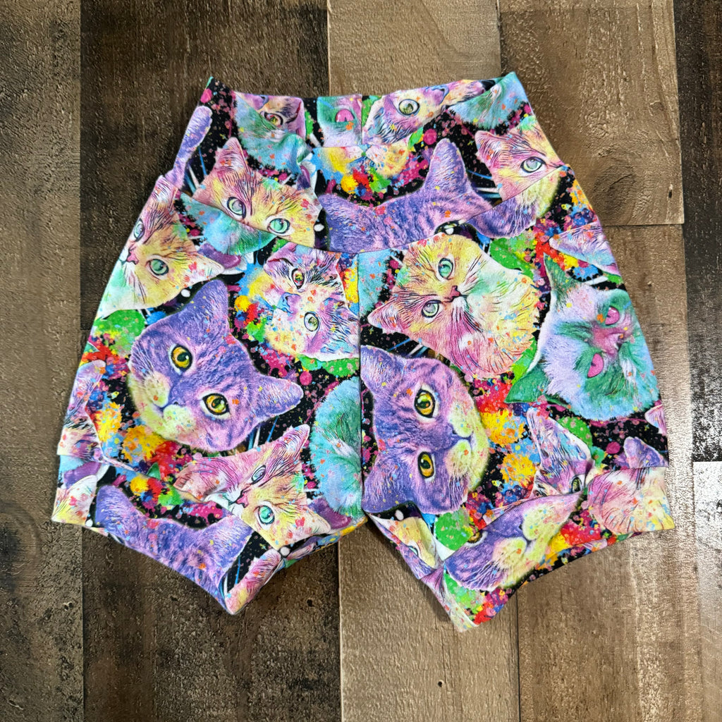 Pastel Cats Baby & toddler shorts