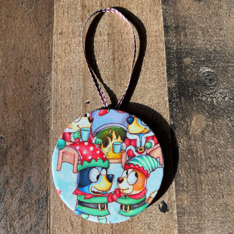 Bluey & Bingo Elf Ornament