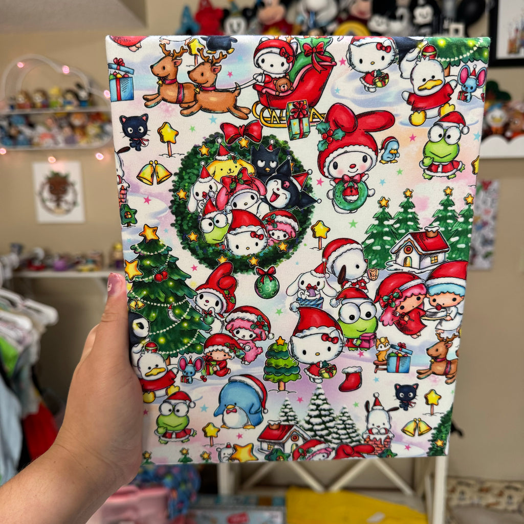 8x10" HK Christmas Canvas