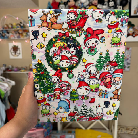 8x10" HK Christmas Canvas