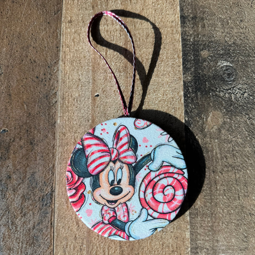 Peppermint Minnie Ornament