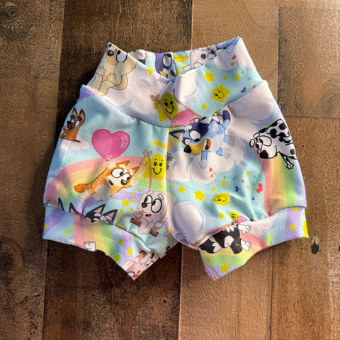 Rainbow Bluey Baby & toddler shorts