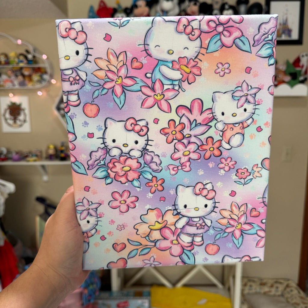 8x10" Floral HK Canvas Board