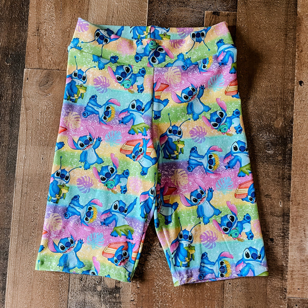 Tropical Stitch Biker Shorts