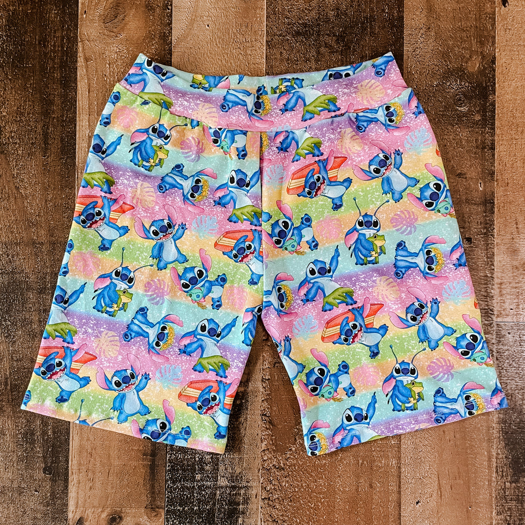 Tropical Stitch Bermuda Shorts