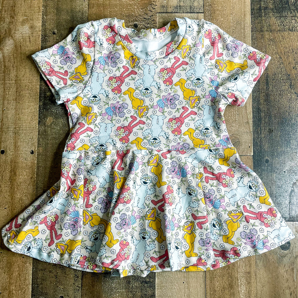 Floral Learning Street Twirly Top