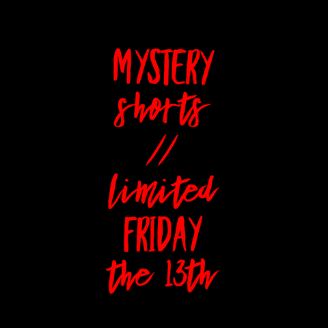 Mystery Cuffed Shorts // Friday the 13th limited