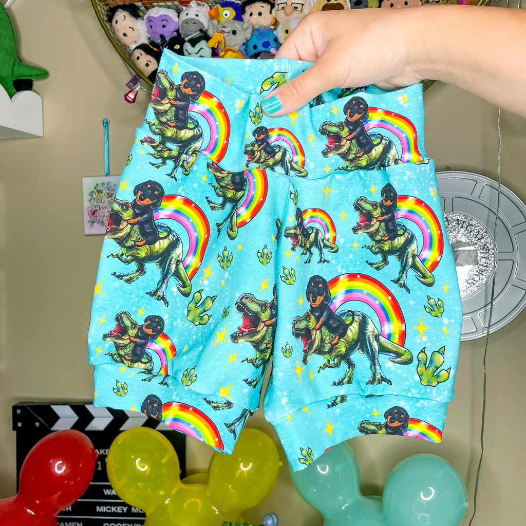 Dino Doxie Baby & toddler shorts